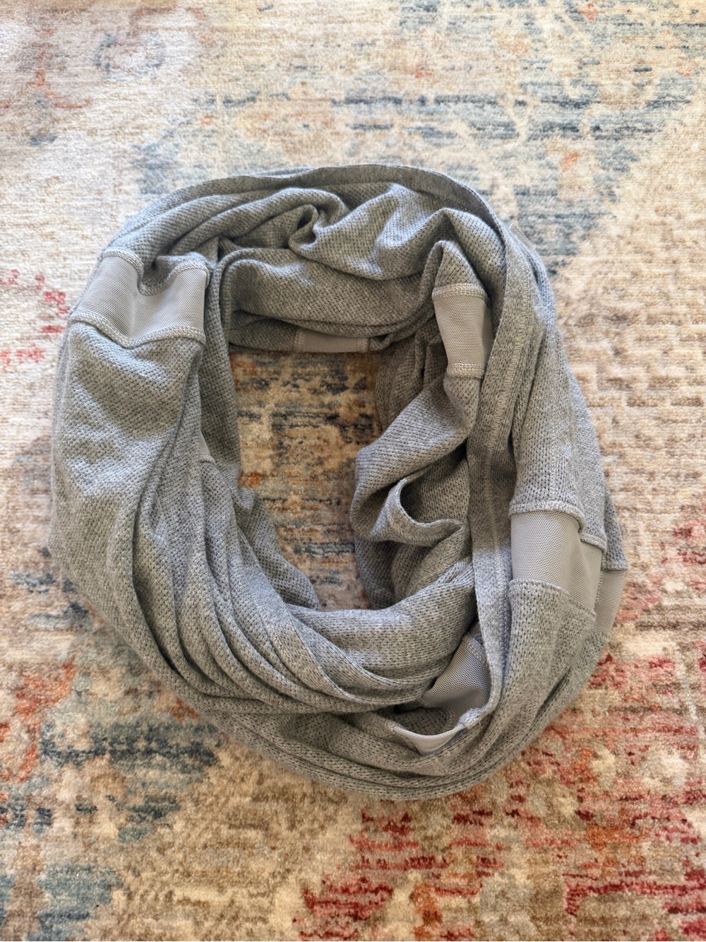 lululemon athletica Light Gray Infinity Scarf